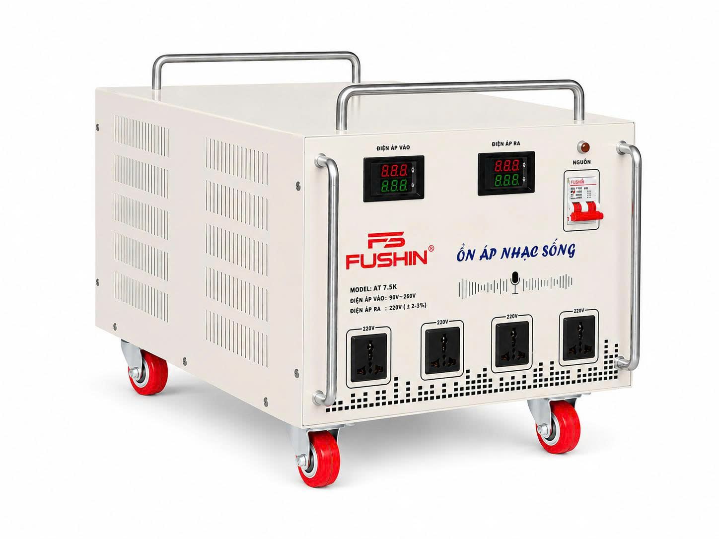Ổn áp điện Fushin - 7.5KW Nhạc sống âm thanh 8121