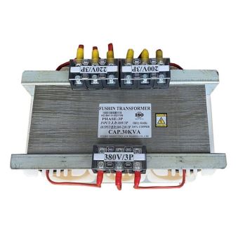 Biến áp 3 pha tự ngẫu Fushin 30KVA 380V/220V/200V Trần