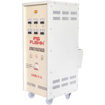 Ổn áp 3 pha 10KVA Fushin dải 260V đến 420V Dây đồng