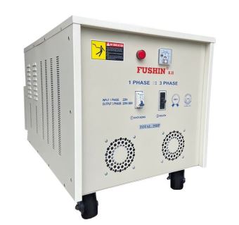 Biến áp 1 Pha 220V ra 3 Pha 380V/220V - 25HP Fushin 