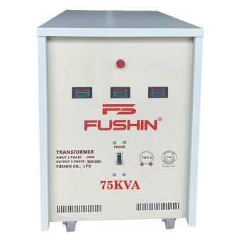 Biến áp Tự ngẫu 3 pha 380V ra 200V/220V - 75KVA Fushin