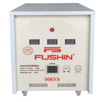 Biến áp 3 pha Tự ngẫu 380V/220V/200V - 50KVA Dây đồng