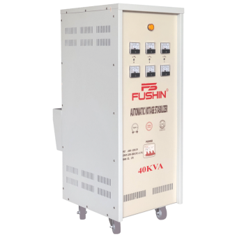 Máy ổn áp 3 pha 40KVA Fushin dải 260V đến 420V Giá rẻ