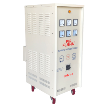 Máy ổn áp 3 pha 60KVA Fushin dải 260V đến 420V Giá rẻ