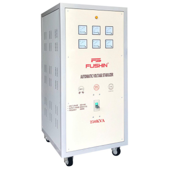 Máy ổn áp 3 pha 250KVA Fushin dải 260V đến 420V Giá rẻ