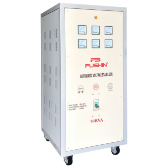 Máy ổn áp 3 pha 80KVA Fushin dải 260V đến 420V Giá rẻ