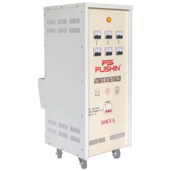 Ổn áp điện 3 pha 30KVA Fushin dải 320V đến 420V dây đồng