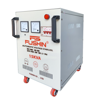 Ổn áp 1 pha Gia đình dải 90V đến 250V - 15KVA Dây đồng