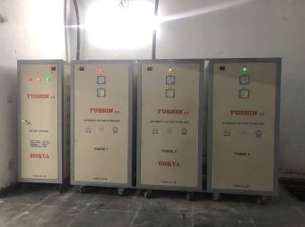 Máy ổn áp 3 pha 600KVA Fushin - Giá rẻ