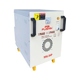 Biến áp 1 Pha 220V ra 3 Pha 380V/220V - 3HP Fushin 