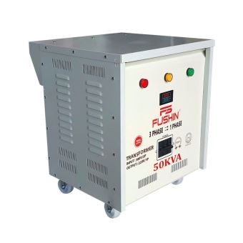 Biến áp 3Pha 380V ra 1Pha 220V - 50KVA Fushin Dây đồng