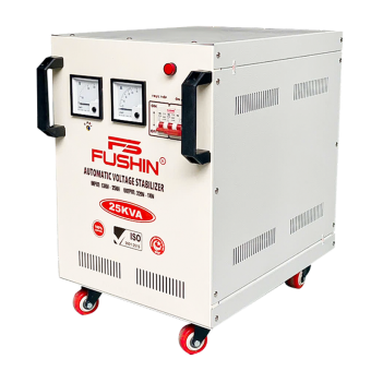 Ổn áp 1Pha gia đình - 25KVA Dải 130V đến 250V Fushin