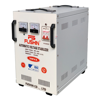 Ổn áp điện 1 pha Fushin 10KVA dải 130V đến 250V dây đồng