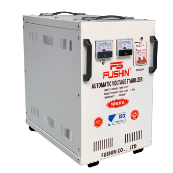 Ổn áp điện 1 pha Fushin 10KVA dải 130V đến 250V dây đồng