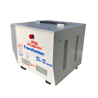 Biến áp tự ngẫu 3 pha 380V/220V/200V - 3KVA Fushin Dây đồng