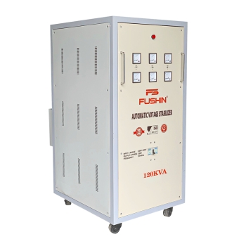 Máy ổn áp 3 pha 120KVA Fushin dải 260V đến 420V Giá rẻ