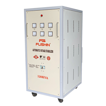 Máy ổn áp 3 pha 120KVA Fushin dải 260V đến 420V Giá rẻ