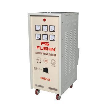 Máy ổn áp 3 pha 60KVA Fushin dải 260V đến 420V Giá rẻ