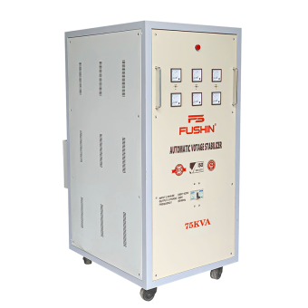 Máy ổn áp 3 pha 75KVA Fushin dải 260V đến 420V Giá rẻ