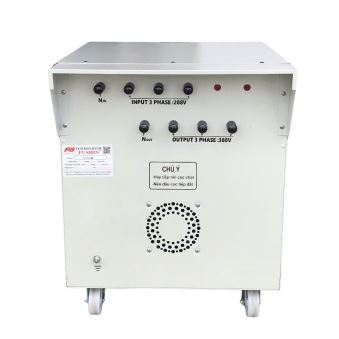 Biến áp Cách ly 3 pha 208V/380V - 8KVA Dây đồng