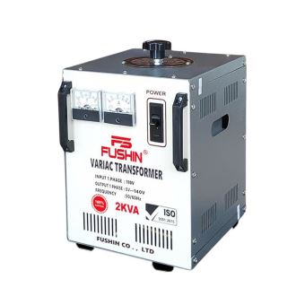 Biến áp vô cấp 1 pha 110V ra 0V~140V - 2KVA Fushin