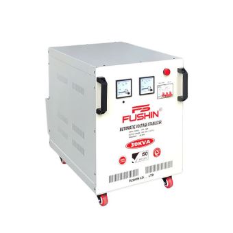 Ổn áp điện 1 pha Fushin 30KVA dải 140V~240V Ra 110V-220V