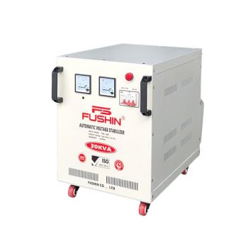 Ổn áp điện 1 pha Fushin 30KVA dải 140V~240V Ra 110V-220V