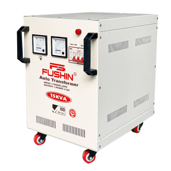 Biến áp đổi nguồn 1pha 220V ra 110V - 15KVA Thông dụng