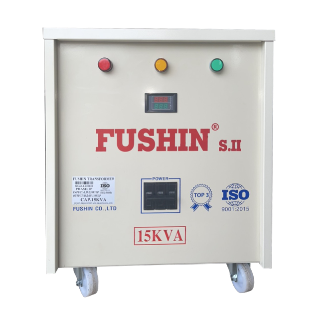 Biến áp 1 Pha 220V ra 110V/220V - 15KVA Fushin