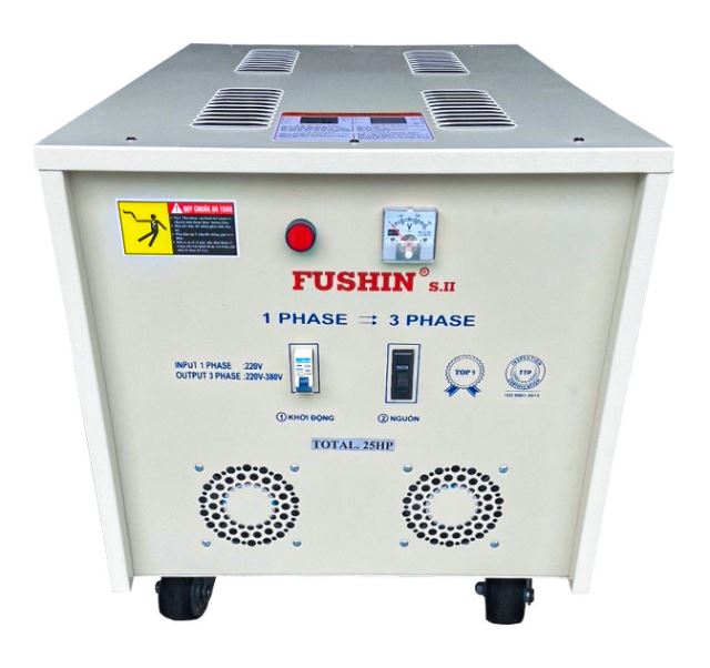 Biến áp 1 Pha ra 3 Pha - 25HP (380V) Fushin