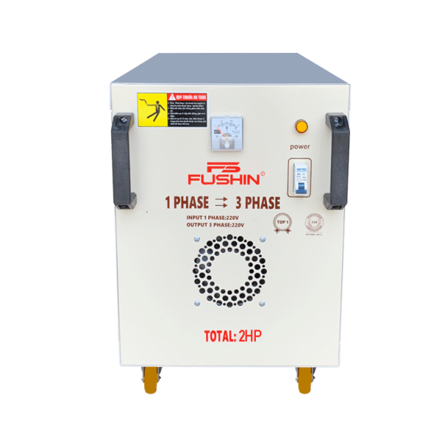 Biến áp 1 Pha ra 3 Pha - 2HP (220V) Fushin