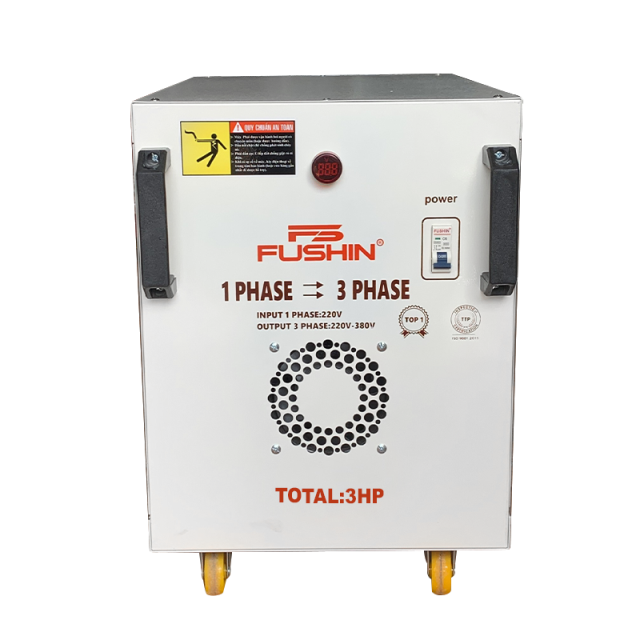 Biến áp 1 Pha ra 3 Pha - 3HP (380V) Fushin