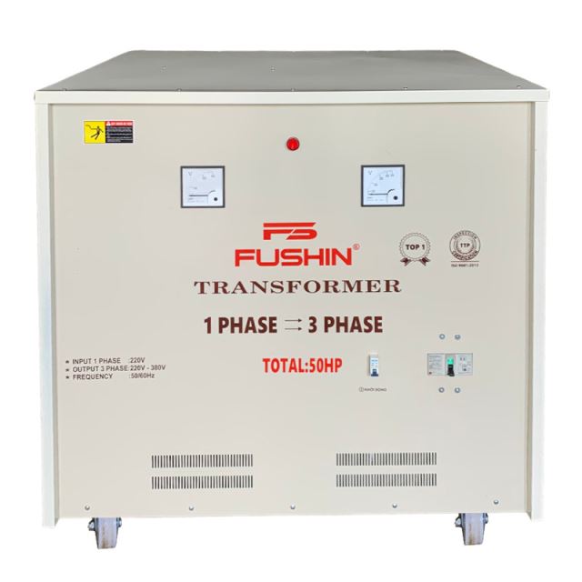 Biến áp 1 Pha ra 3 Pha - 50HP (380V) Fushin