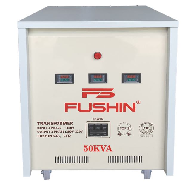 Biến áp 3Pha - 50KVA 380V/220V/200V Thông dụng