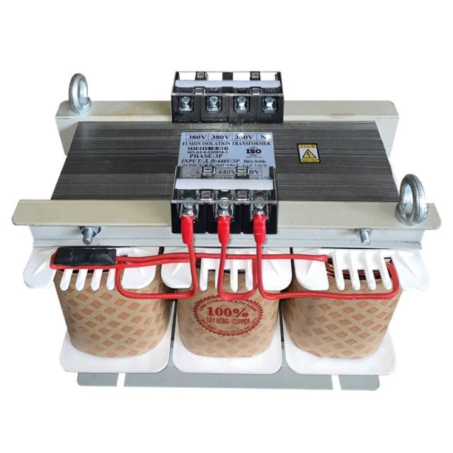 Biến áp 3 Pha 440V ra 380V/3Pha - 7.5KVA Fushin