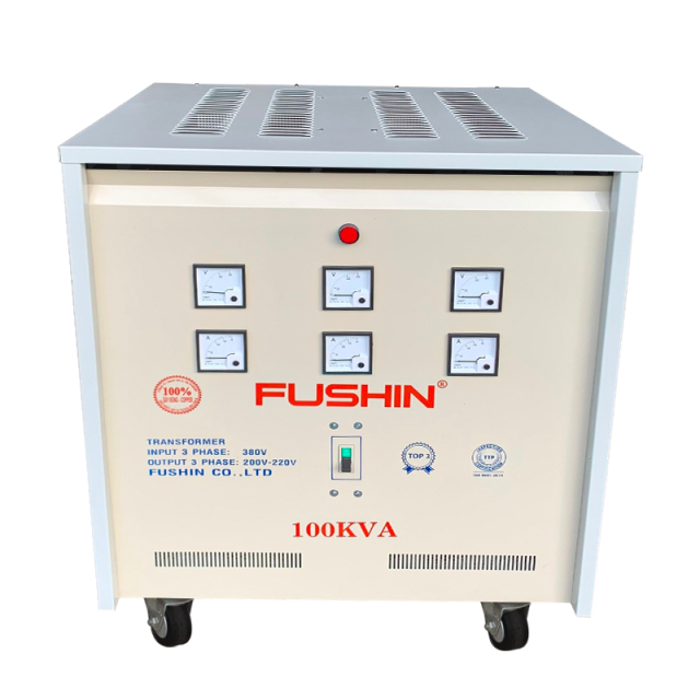 Biến áp 3Pha - 100KVA 380V/220V/200V Dây Đồng