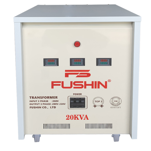 Biến áp 3Pha - 20KVA 380V/220V/200V Thông dụng