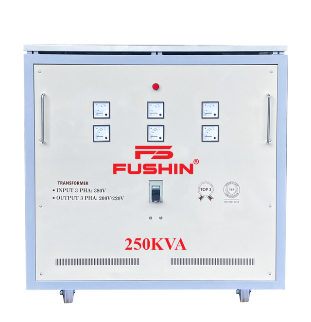 Biến áp 3Pha - 250KVA 380V/220V/200V Thông dụng