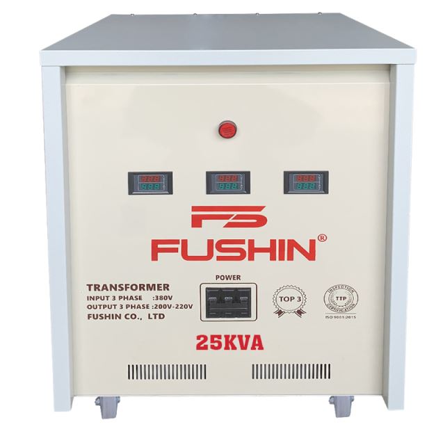 Biến áp 3Pha - 25KVA 380V/220V/200V Thông dụng