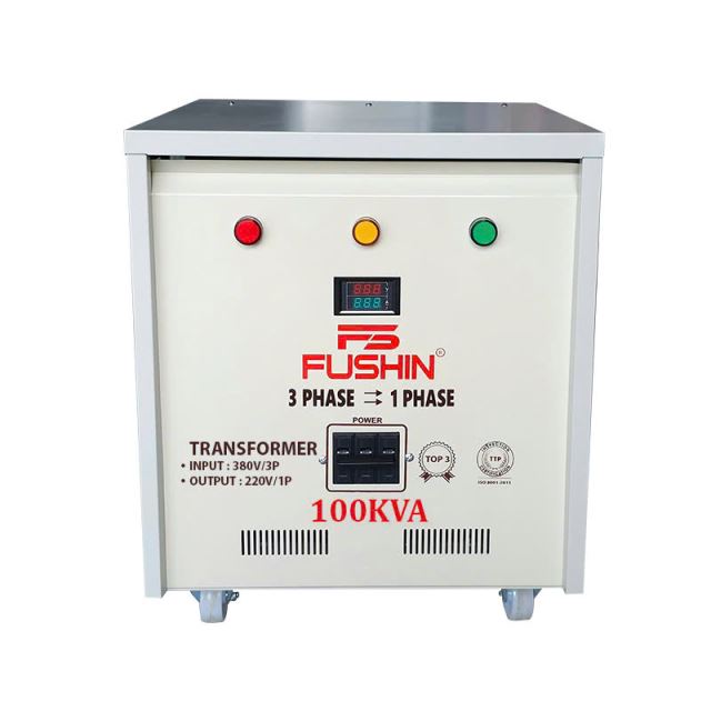 Biến áp 3Pha 380V ra 1Pha 220V - 100KVA Thông dụng