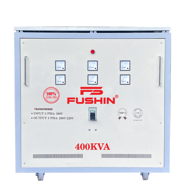 Biến áp 3Pha - 400KVA 380V/220V/200V Dây Đồng