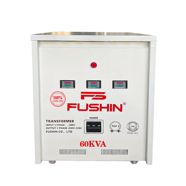 Biến áp 3Pha - 60KVA 380V/220V - Dây Đồng