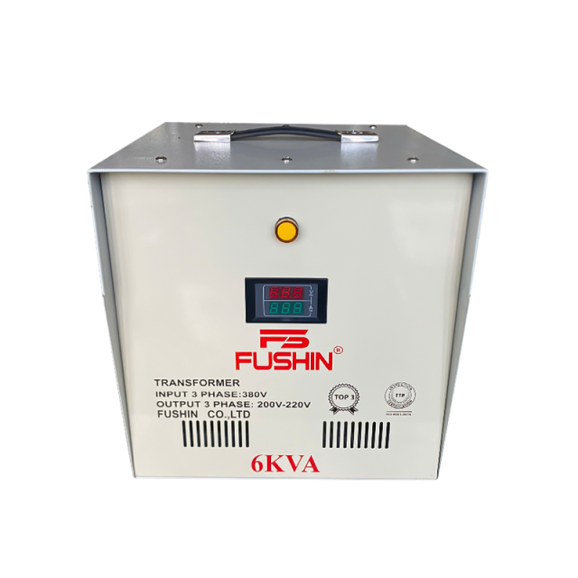 Biến áp 3Pha - 6KVA 380V/220V/200V Thông dụng