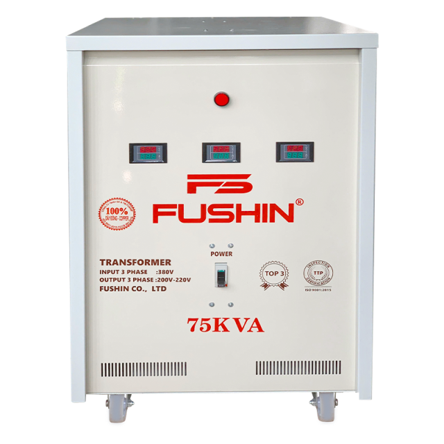 Biến áp 3Pha - 75KVA 380V/220V - Dây Đồng