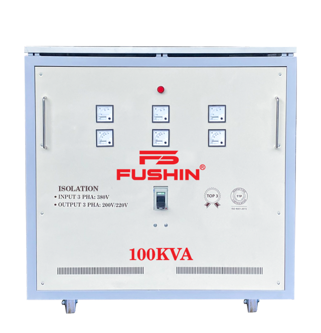 Biến áp 3Pha cách ly - 100KVA 380V/220V/200V Thông dụng