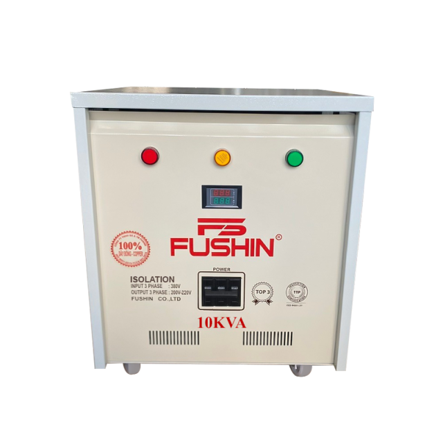 Biến áp 3Pha cách ly - 10KVA 380V/220V Dây đồng