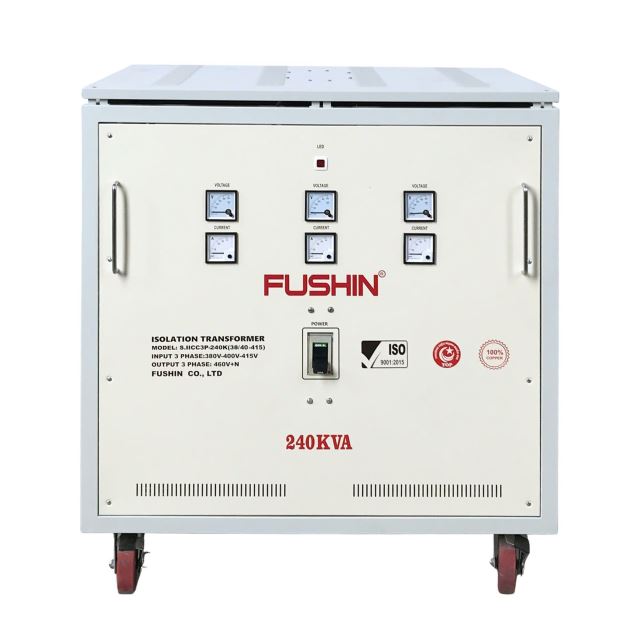 Biến áp 3Pha cách ly - 240KVA 380V-400V-415V/460V Dây đồng