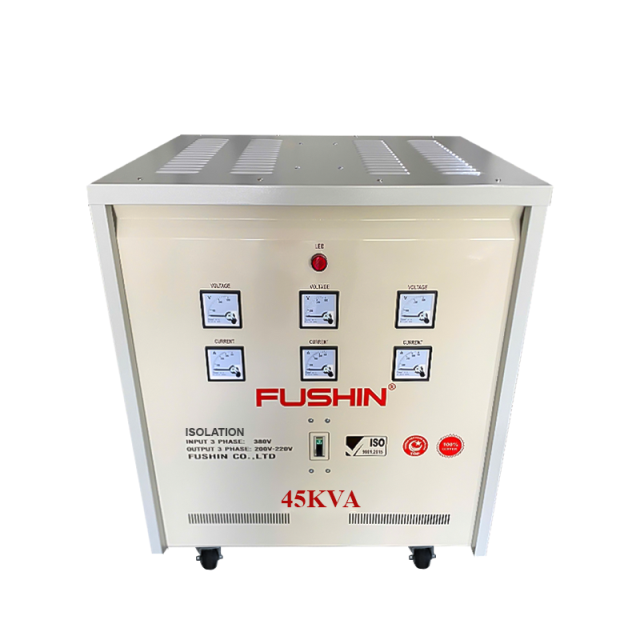 Biến áp 3Pha cách ly - 45KVA 380V/220V/200V Dây đồng