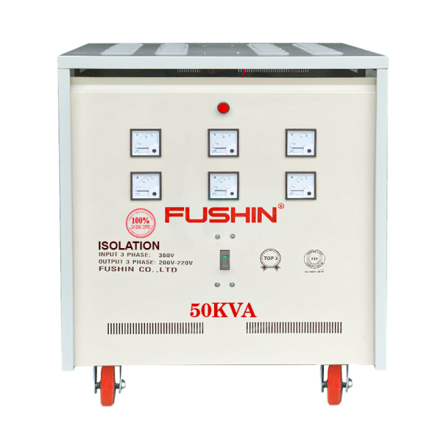 Biến áp 3Pha cách ly - 50KVA 380V/220V - Dây đồng