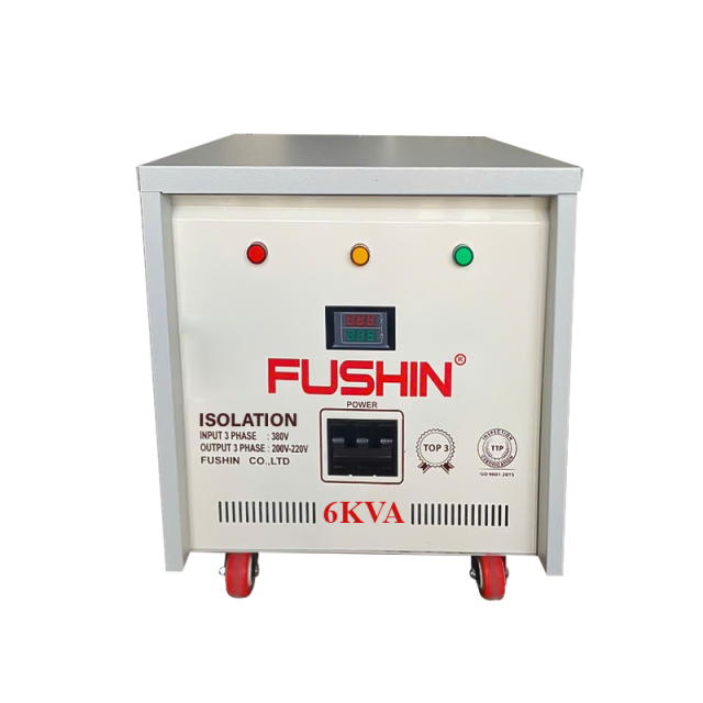 Biến áp 3Pha cách ly - 6KVA 380V/220V/200V Thông dụng